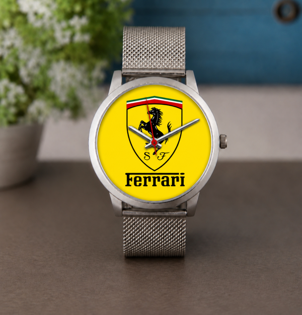 Montre Ferrari – Montre Bracelet Style Automobile et Sportif – 3 Coloris – LTDF Création
