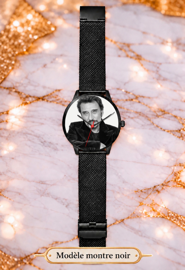 Montre Johnny Hallyday – Montre Bracelet Univers Rock – 3 Coloris – LTDF Création