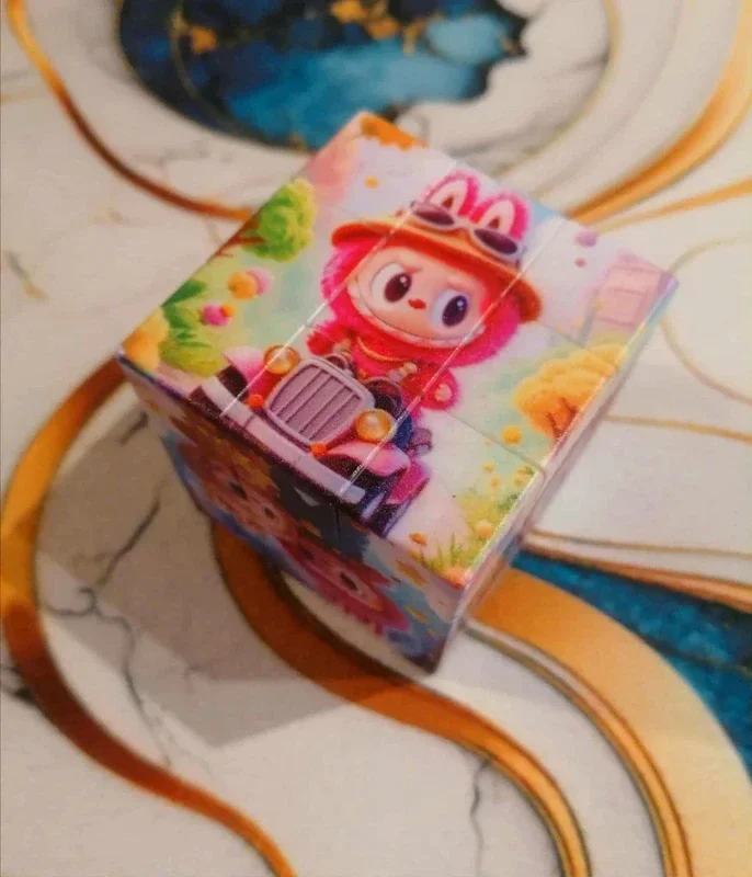 Rubik’s Cube Labubu – Cube Puzzle 5x5 cm Jeu Casse-Tête | Boutique LTDF Création