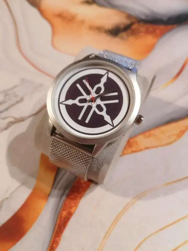 Montre Yamaha 24 cm – Montre Style Moto en Métal Acier Inoxydable | LTDF Création