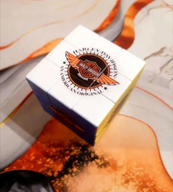 Rubik’s Cube Harley-Davidson – Cube Puzzle Moto 5x5 cm | Boutique LTDF Création