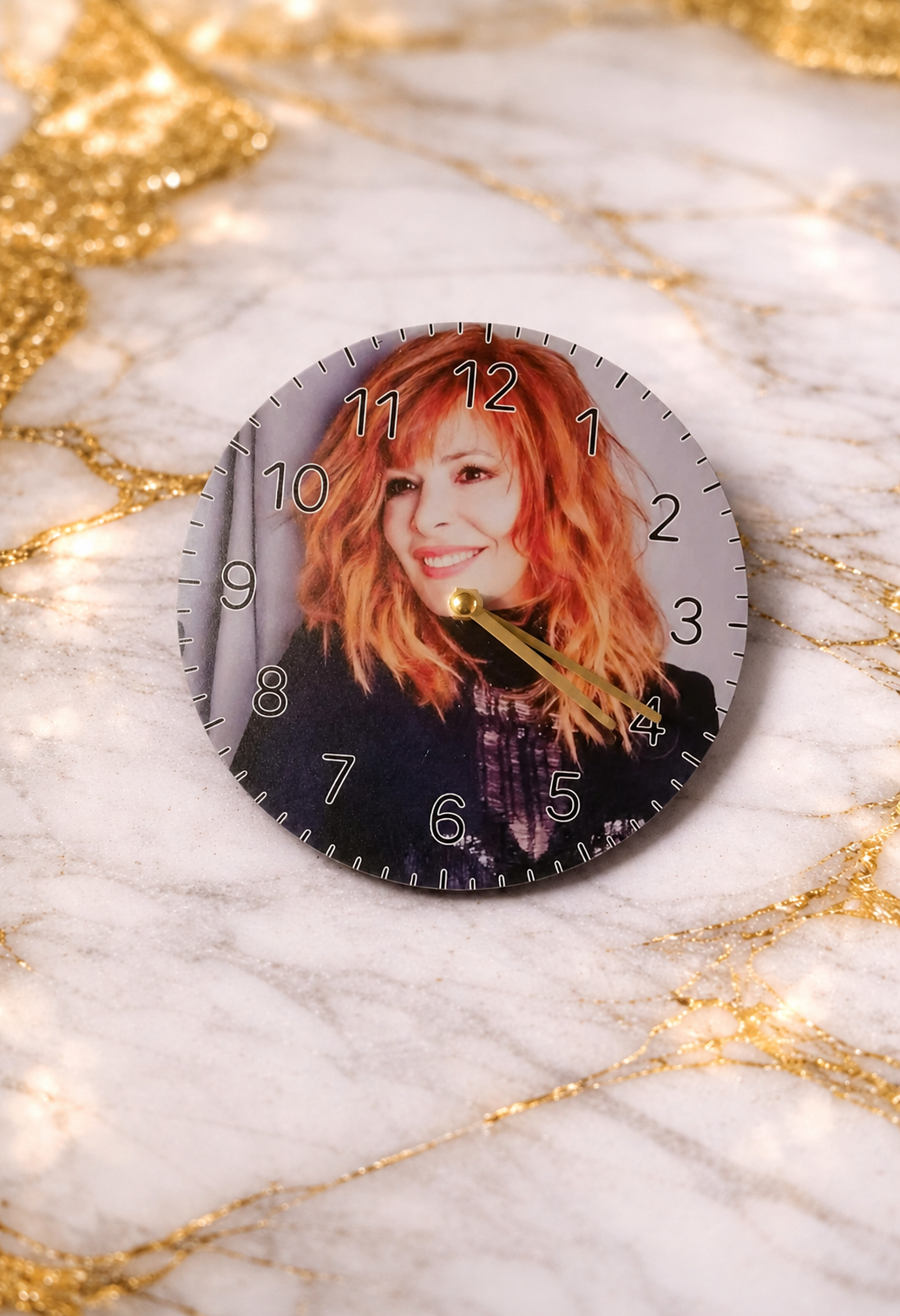 Horloge Murale Mylène Farmer 20 cm – Horloge Décorative Fan Musique | Boutique LTDF Création