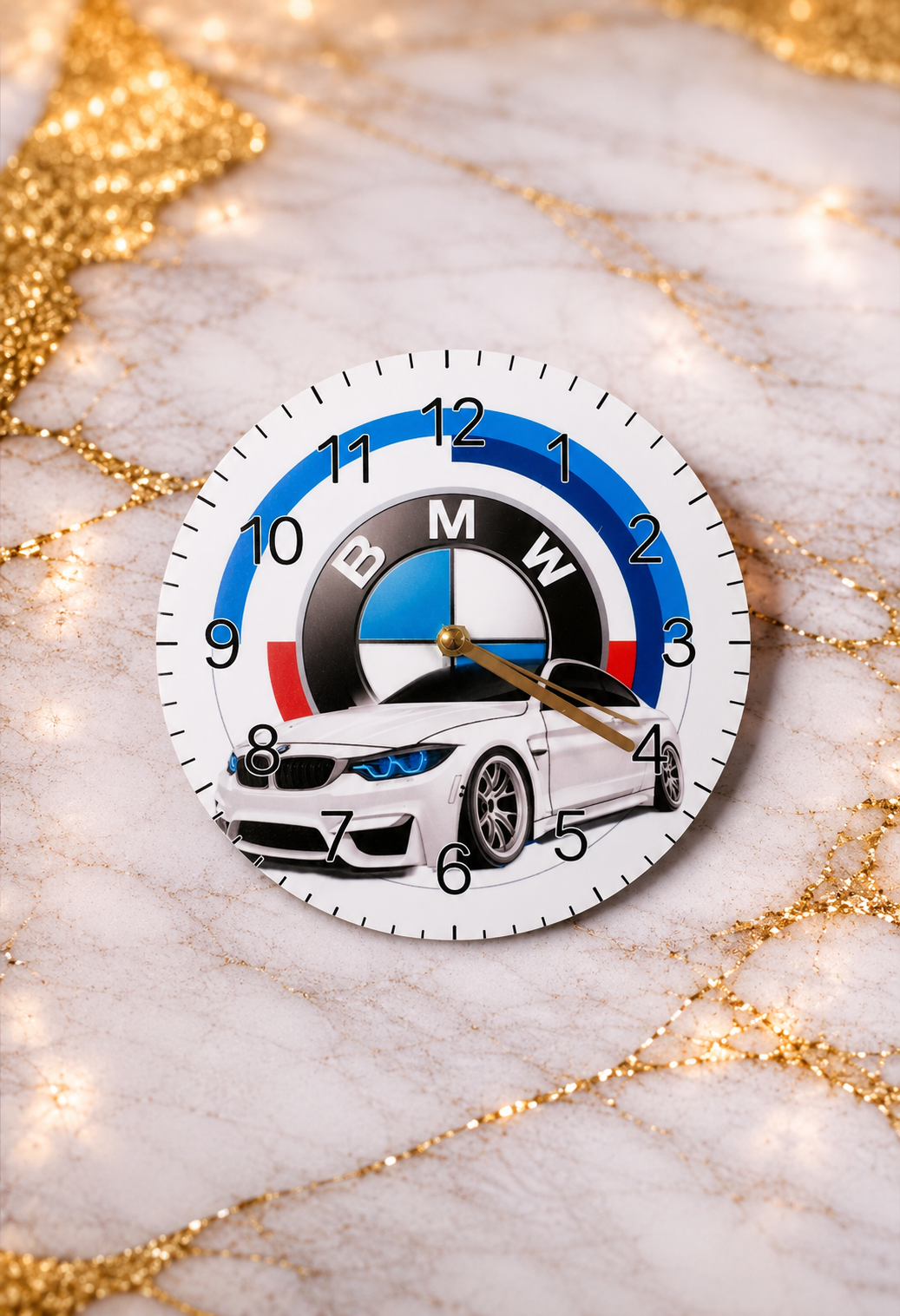 Horloge Murale BMW 50 Ans – Horloge Décorative 20 cm Passion Automobile | LTDF Création