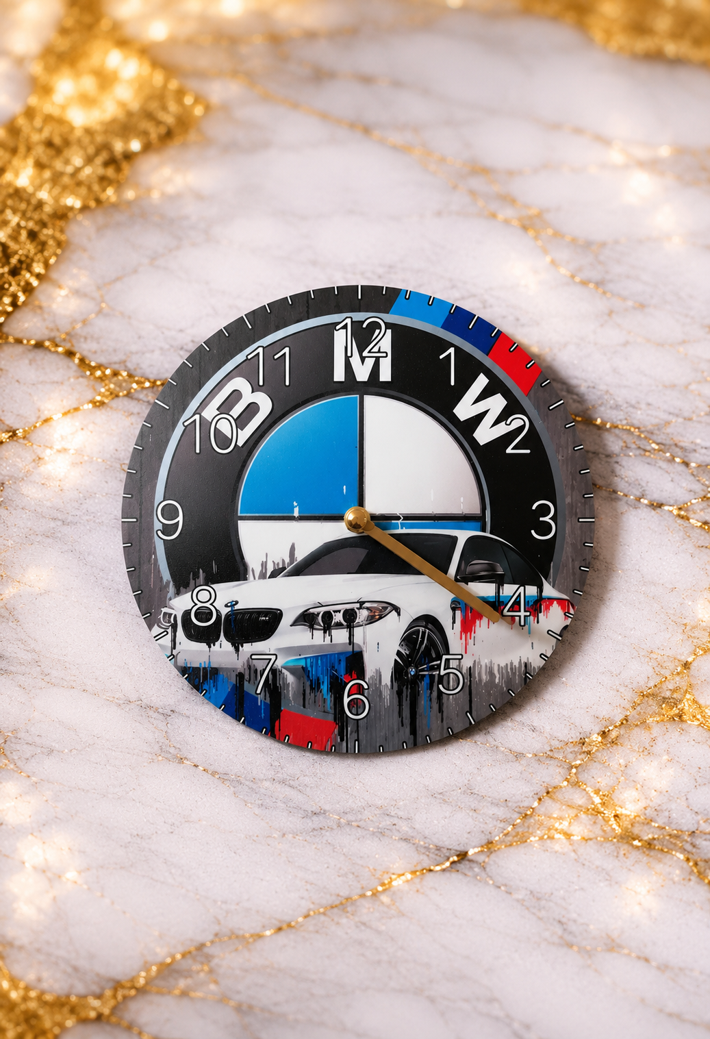 Horloge Murale BMW 20 cm – Horloge Décorative Automobile | Boutique LTDF Création