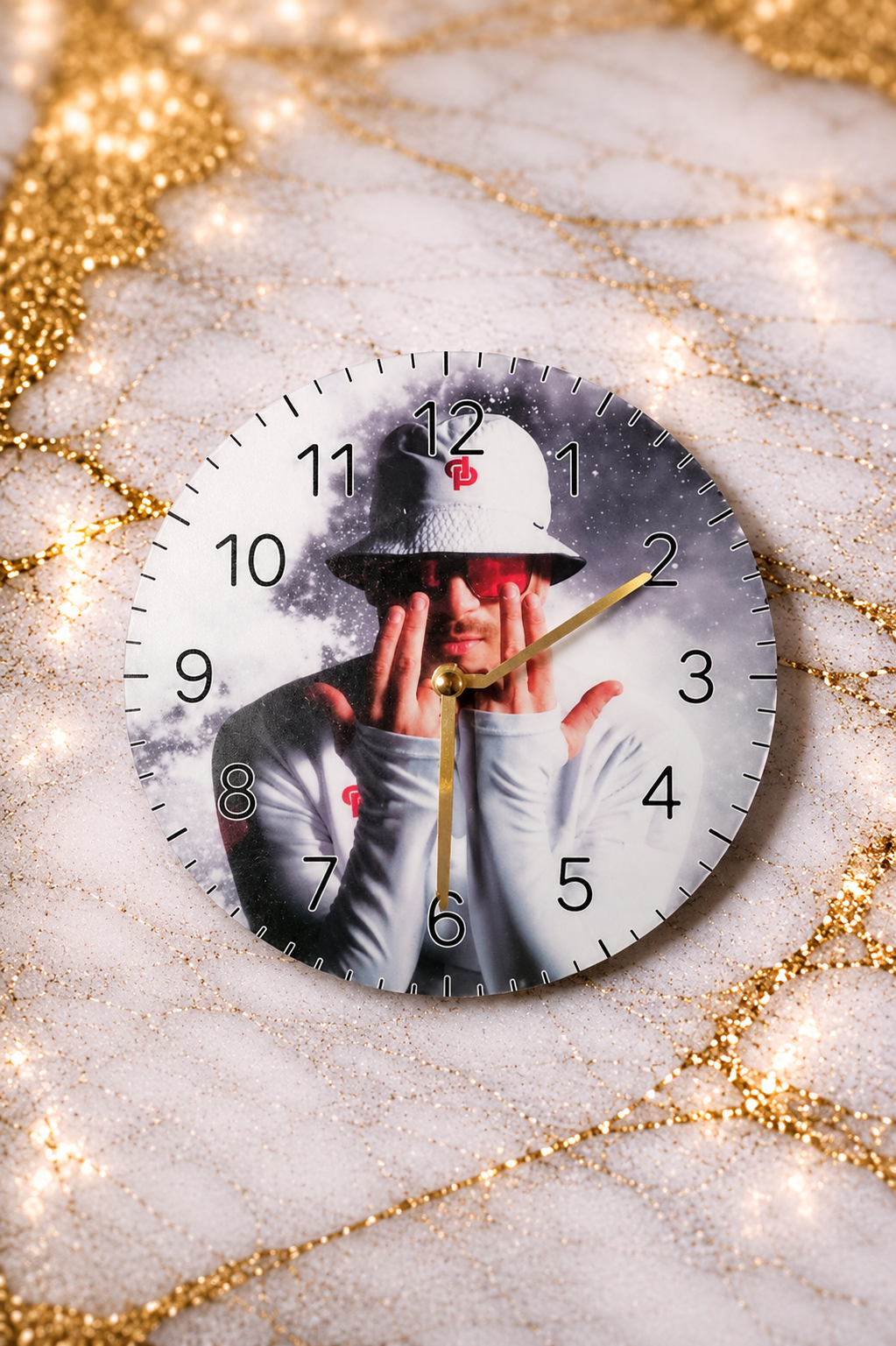 Horloge Murale Jul 20 cm – Horloge Décorative Fan Rap | Boutique LTDF Création
