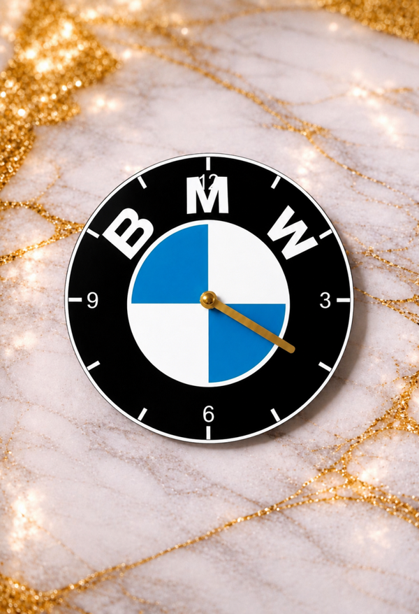 Horloge Murale BMW 20 cm – Horloge Décorative Automobile | Boutique LTDF Création