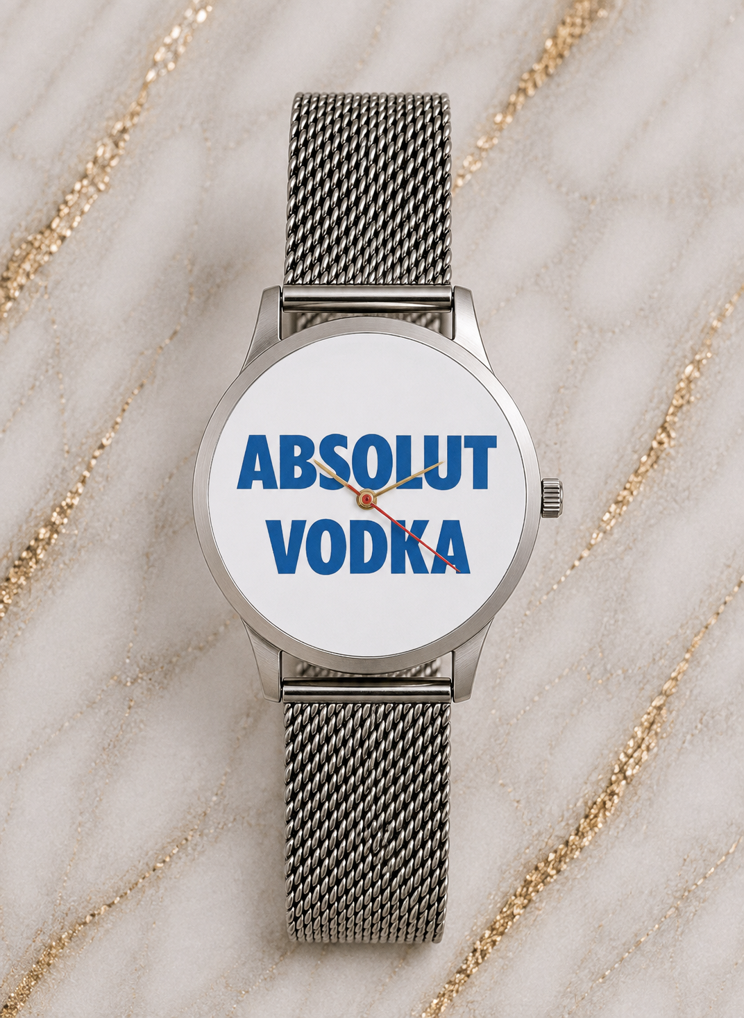 Montre Bracelet Inspirée de l'Univers Absolut Vodka – Création LTDF Création