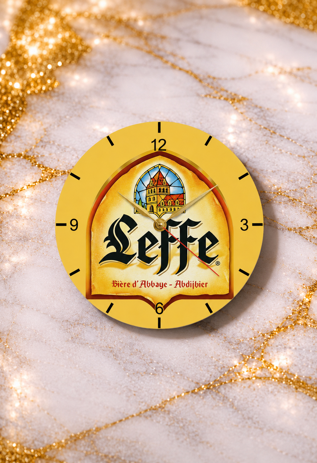 Horloge murale Leffe Ø 20 cm – Décoration vintage – Neuve