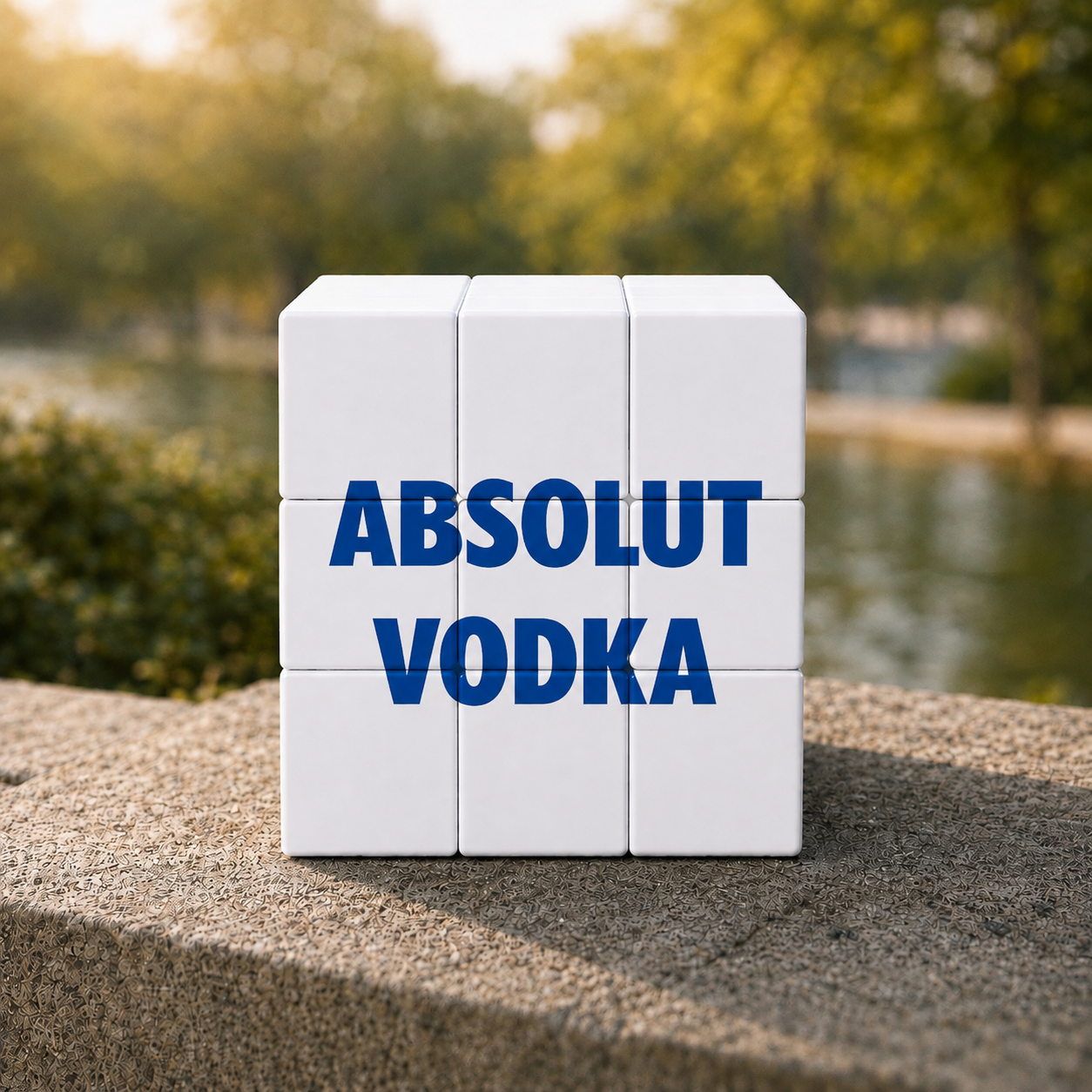 Rubik's Cube Absolut Vodka – LTDF Création