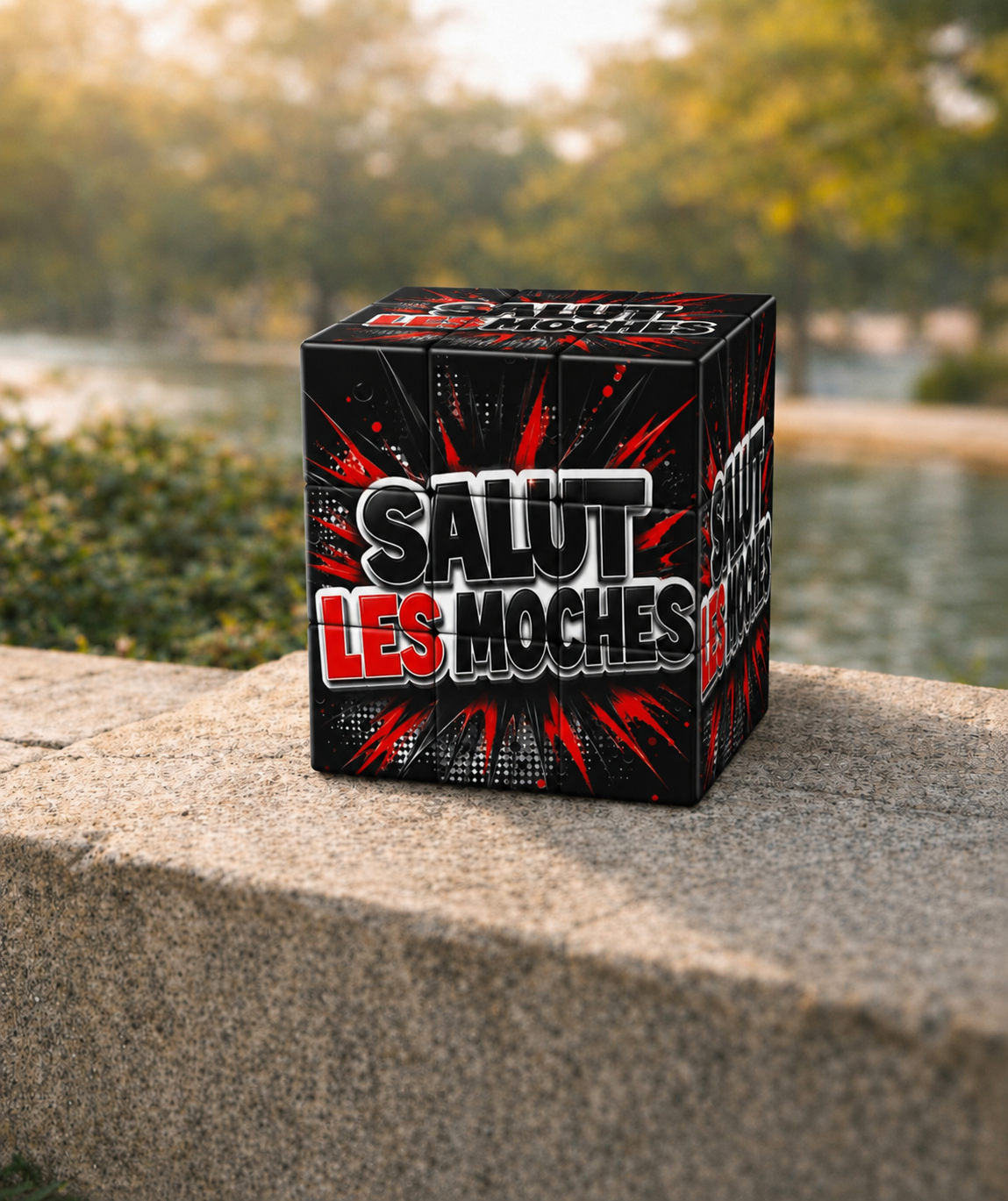 Rubik's Cube Personnalisé « Salut les moches » – LTDF Création