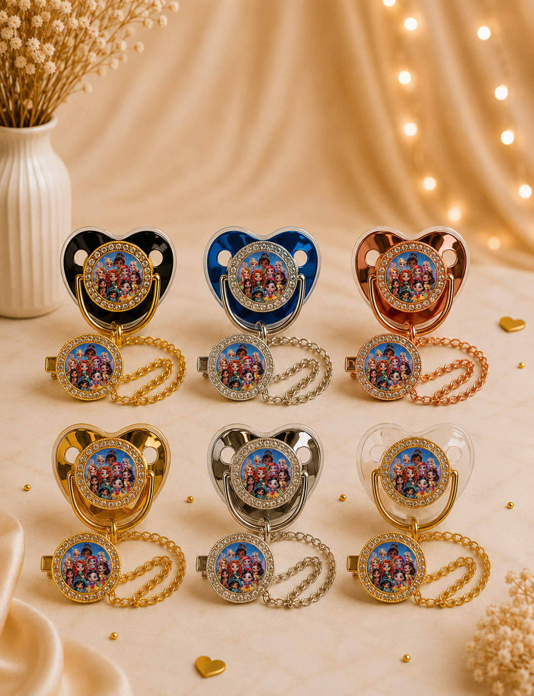Tétine Strass Disney Baby Princesse – Une touche de magie dès les premiers jours