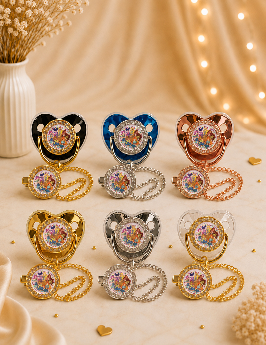 Tétine Strass inspirée de l’univers Winx Club – Une touche de magie dès les premiers jours