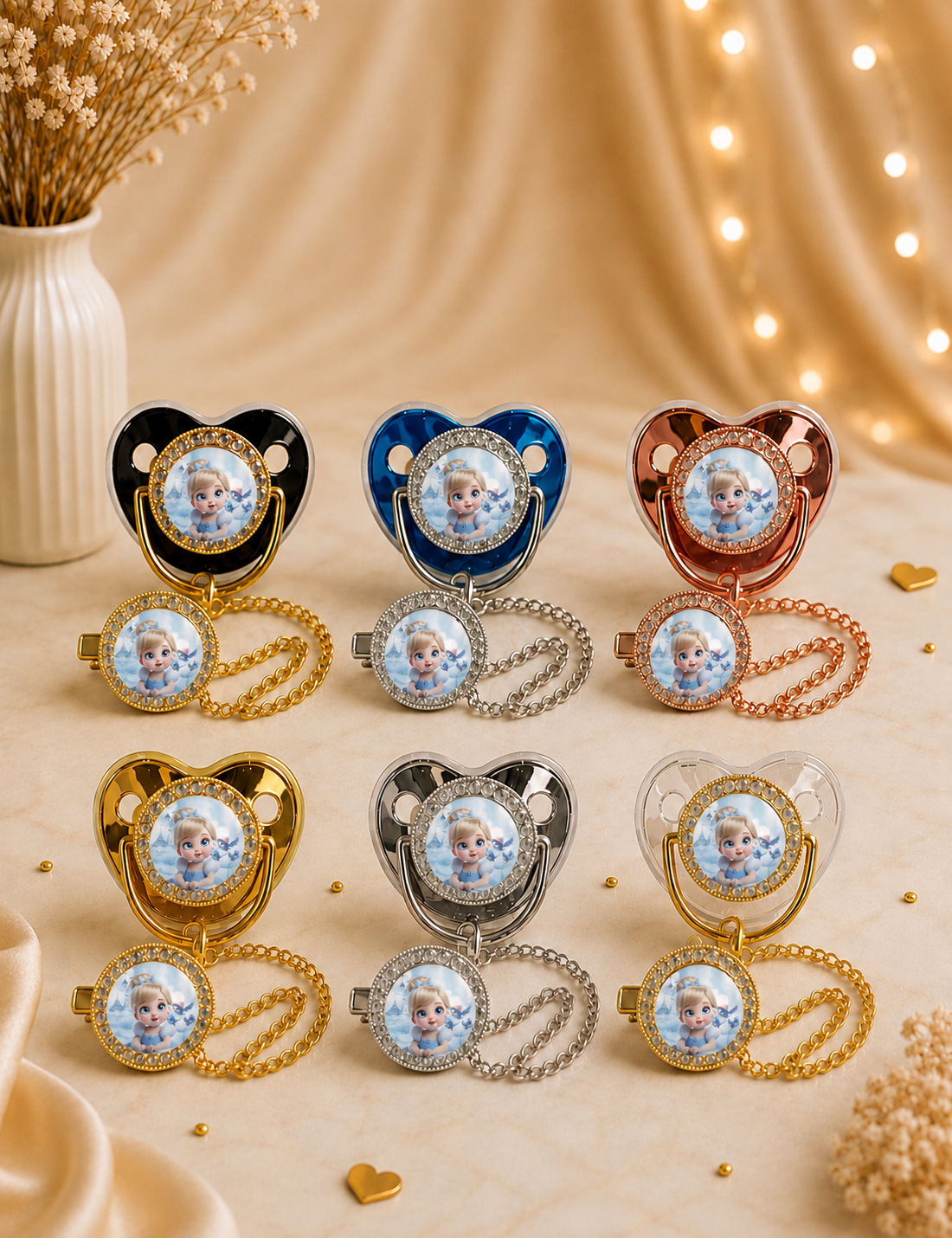 Tétine Strass Cendrillon Disney Baby Princesse – Une touche de magie dès les premiers jours