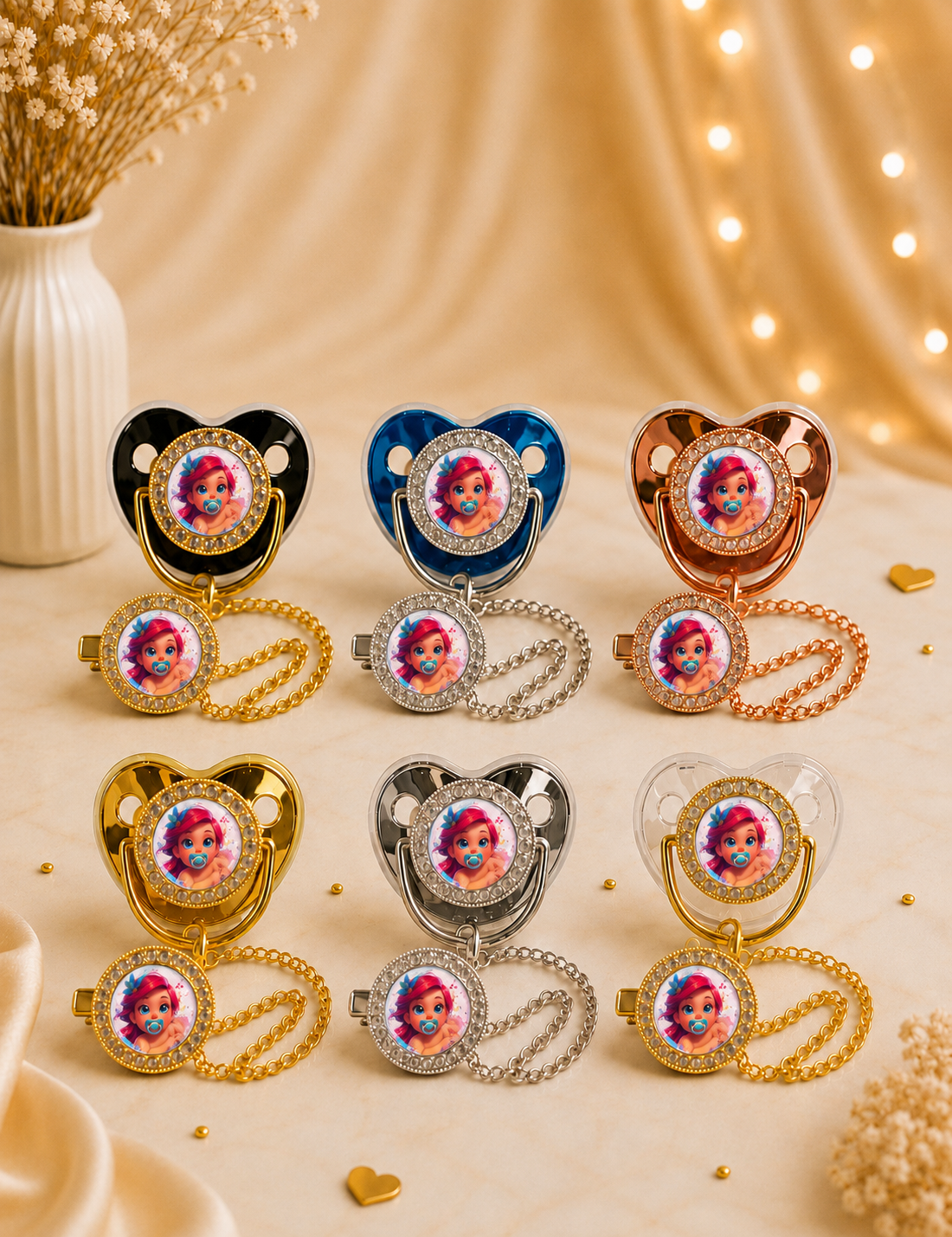 Tétine Strass Ariel Disney Baby Princesse – Une touche de magie dès les premiers jours