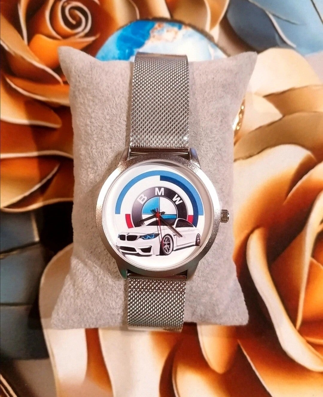 Montre BMW 50 Ans 24 cm – Montre Bracelet Métal Acier Inoxydable | Boutique LTDF Création