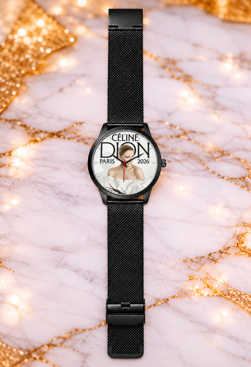 Montre Bracelet Céline Dion Paris 2026 – Concert – Cadeau Fan – Création LTDF Création