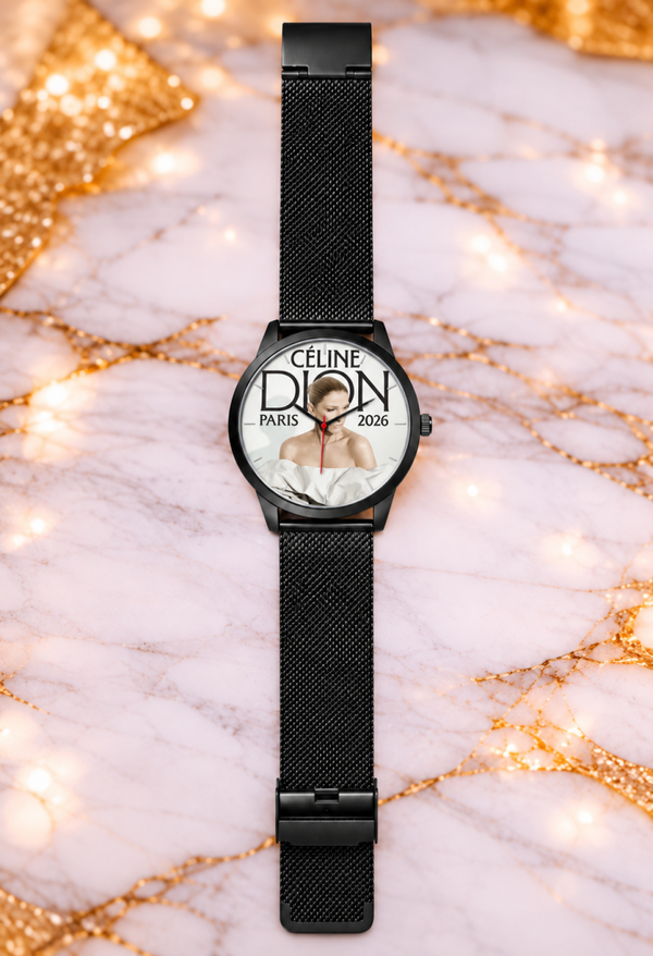 Montre Bracelet Céline Dion Paris 2026 – Concert – Cadeau Fan – Création LTDF Création
