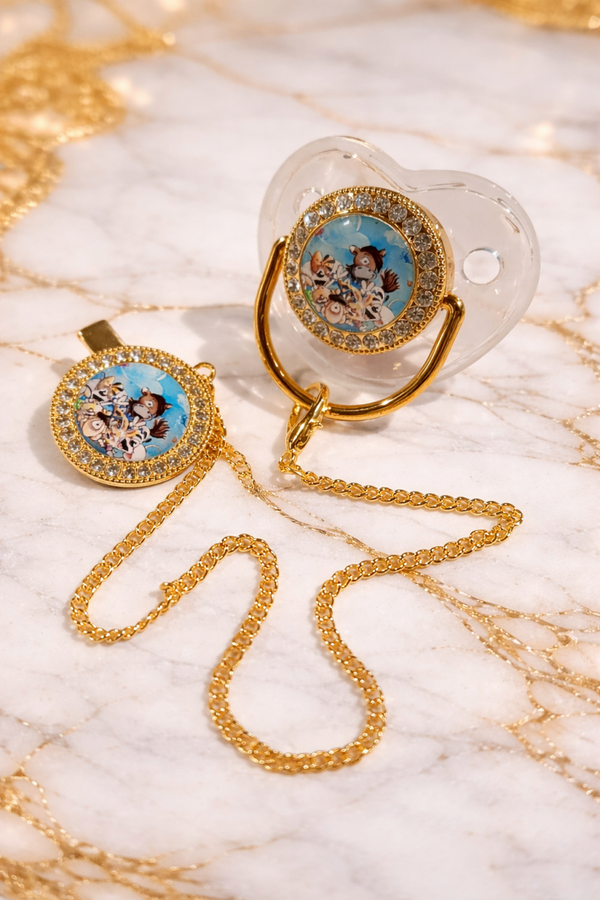 🐭 Tétine Diddl avec attache – Un brin de nostalgie pour bébé