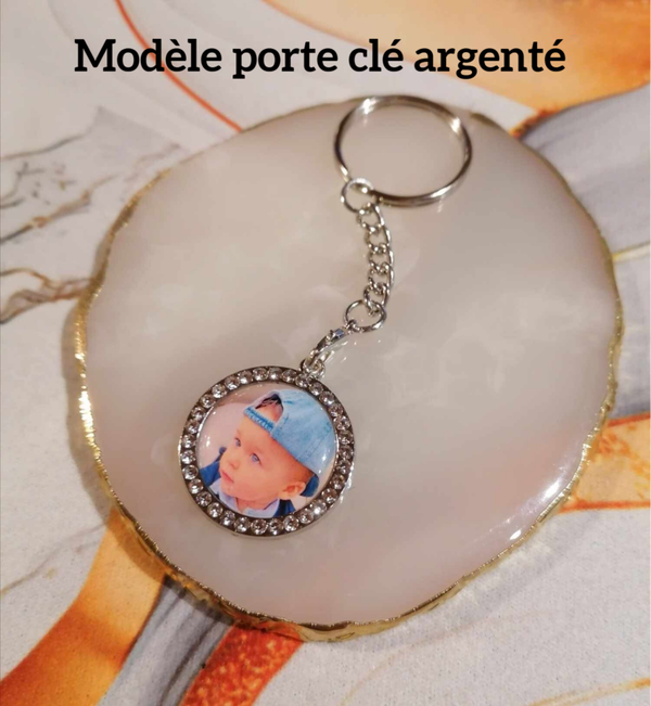 Porte-Clé Harley-Davidson Doré ou Argenté – Accessoire Biker en Acier Inoxydable | LTDF Création