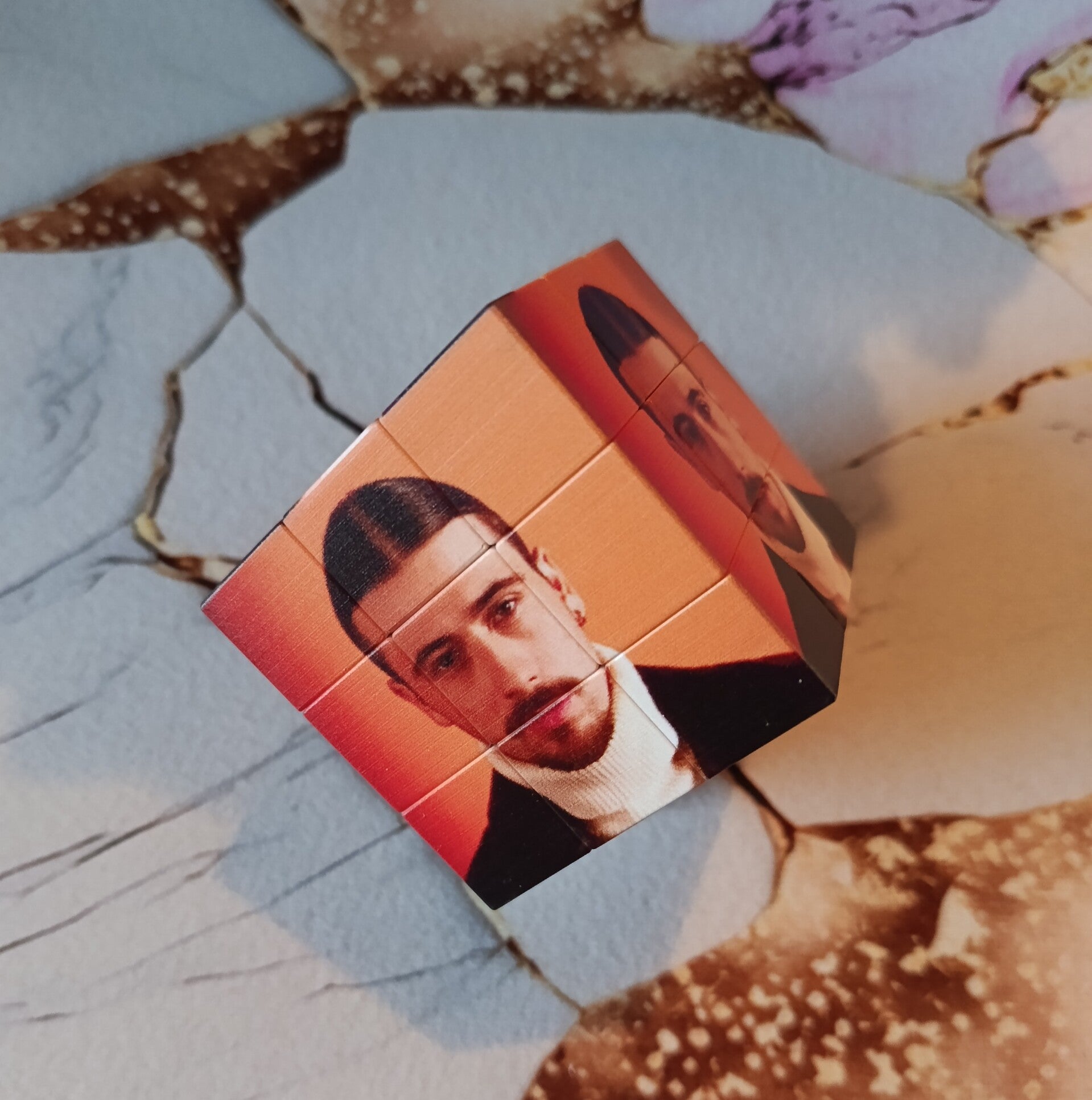 Rubik’s Cube Pierre Garnier – Cube Puzzle 5x5 cm Fan Musique | Boutique LTDF Création