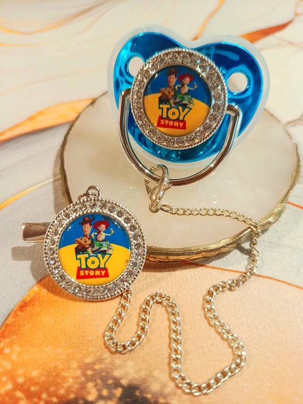 Tétine Toy Story avec Attache