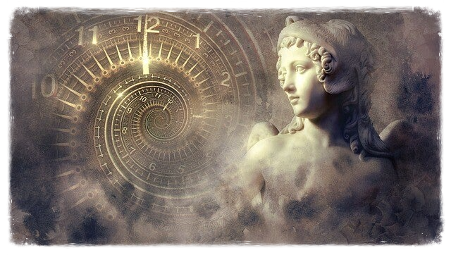 Uhr und Engel ©FriedenundDiplomatie.de