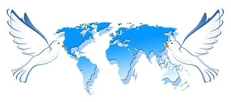 Welt Friedenstauben FriedenundDiplomatie