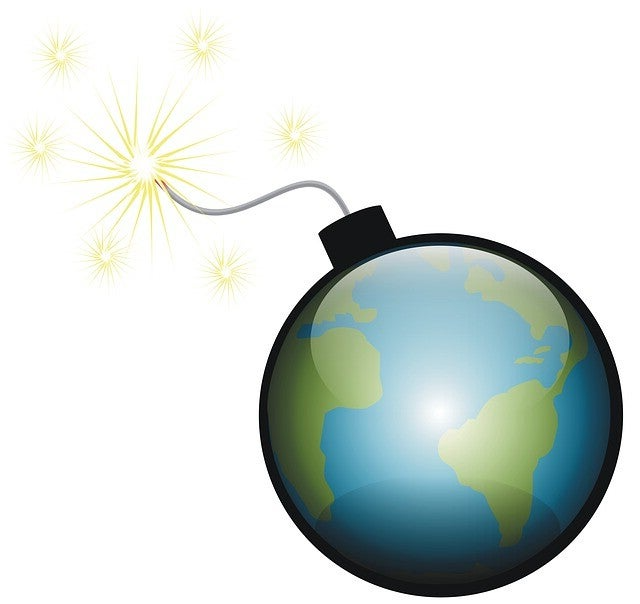 Erde Granate Frieden und Diplomatie