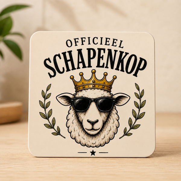 Onderzetter Officieel schapenkop