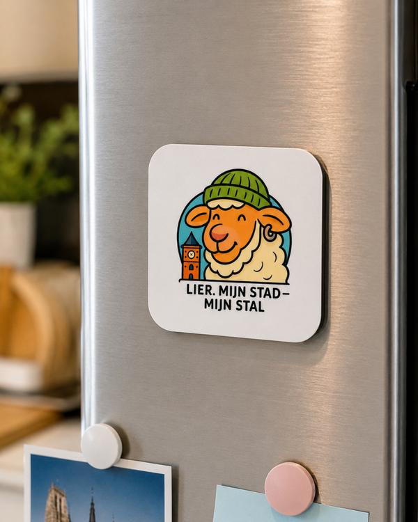 Koelkastmagneet "Lier, mijn stad, mijn stal"