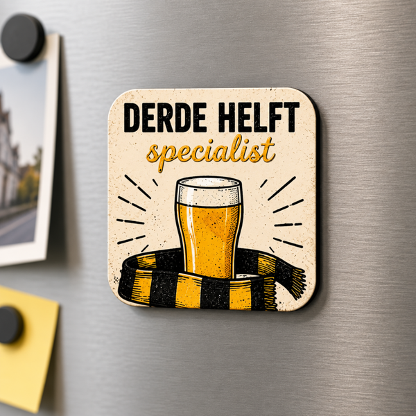 Koelkastmagneet "Derde helft specialist"