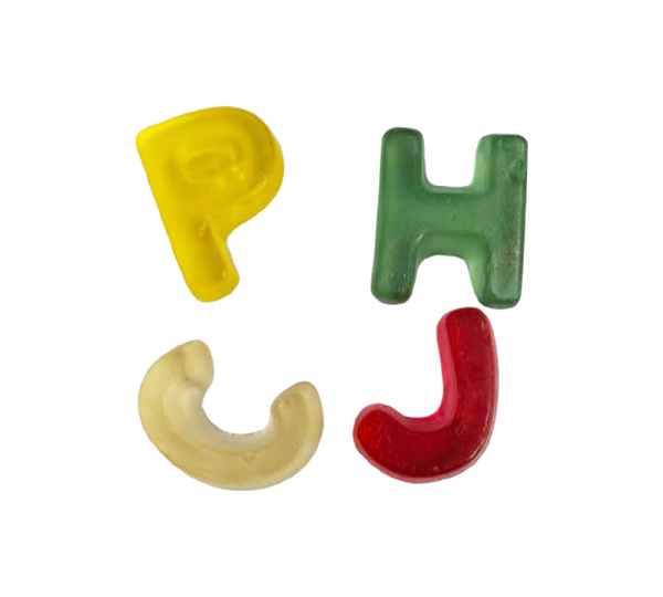 Zoete geoliede gommen