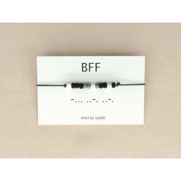 Morsecode-armband BFF - LeoNoor