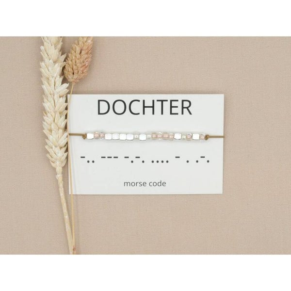 Morsecode-armband dochter - LeoNoor