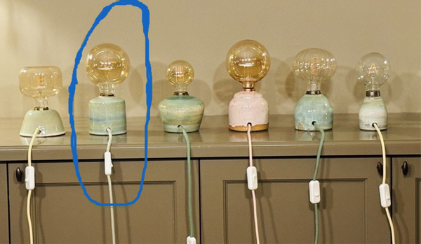 tafellamp keramiek inclusief design lamp van Calex