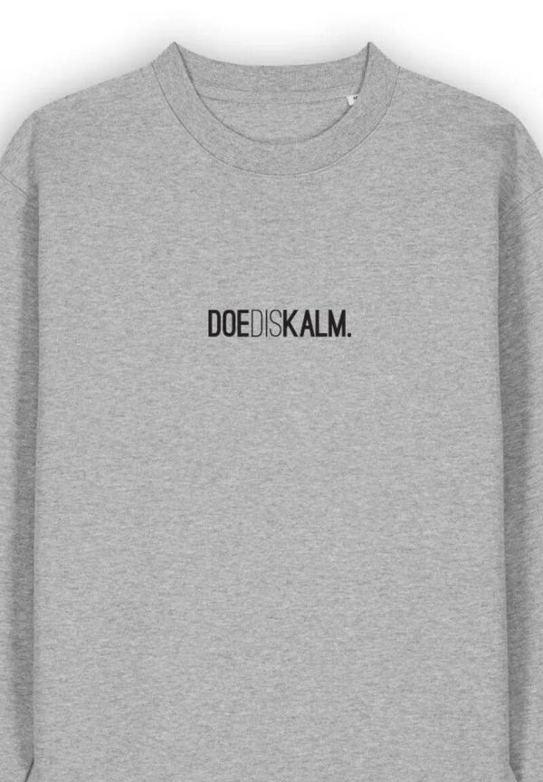Sweater • DOEDISKALM. • Grijs • Unisex