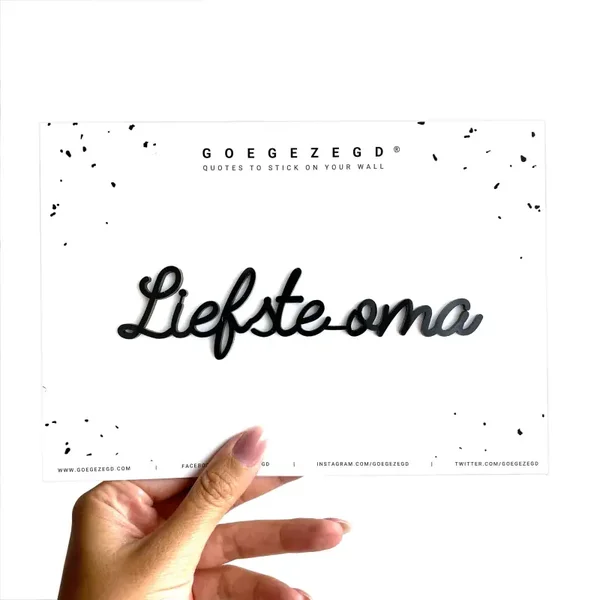 Quote LIEFSTE OMA - LeoNoor