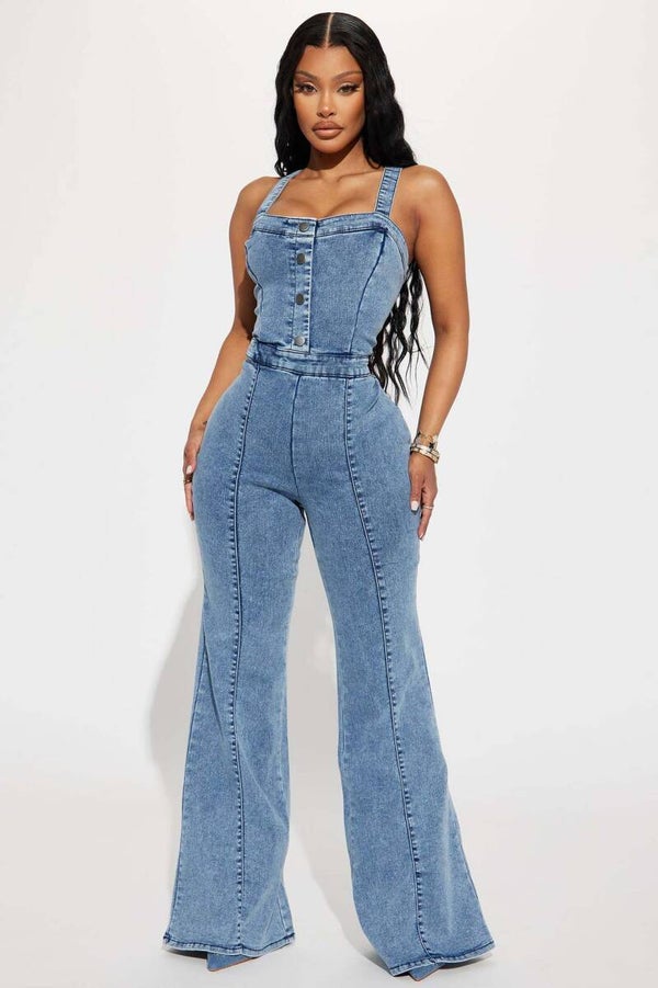 Combinaison jeans Flare
