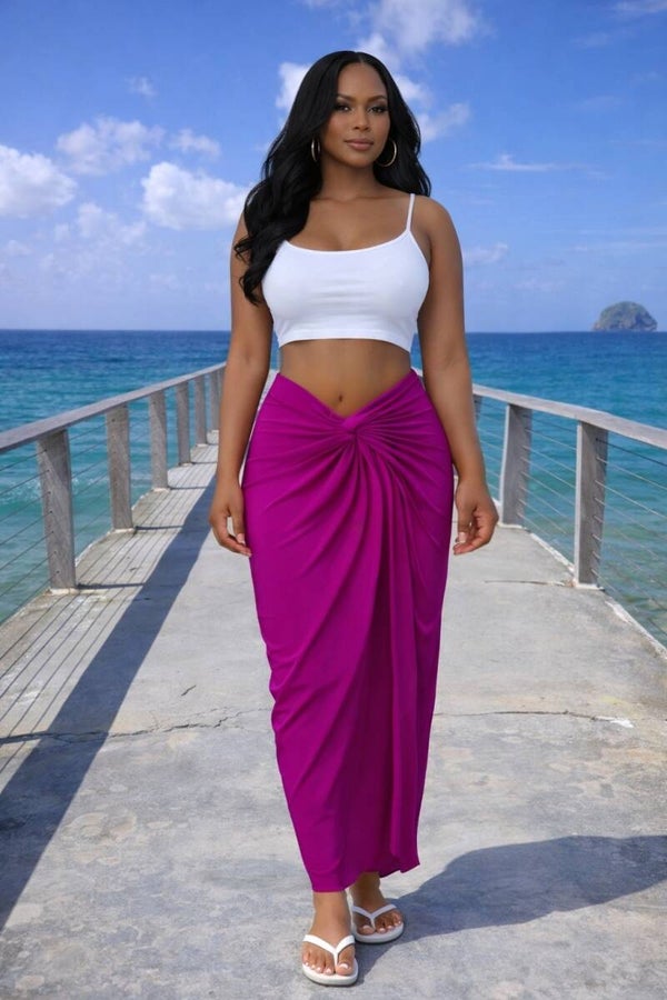 Jupe wrap de plage Kiara