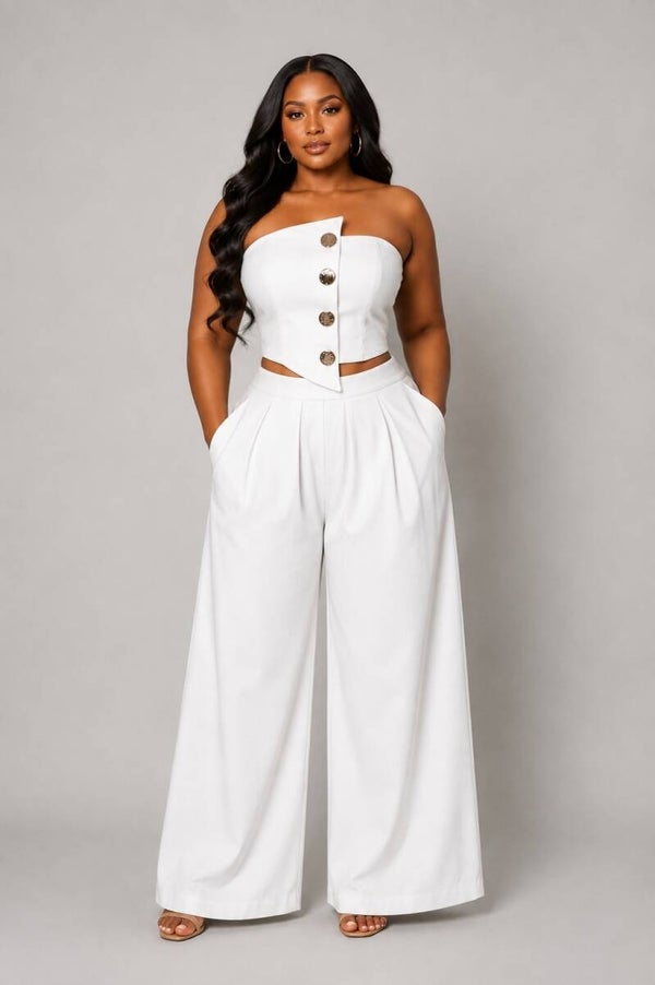 Ensemble Dilcia blanc