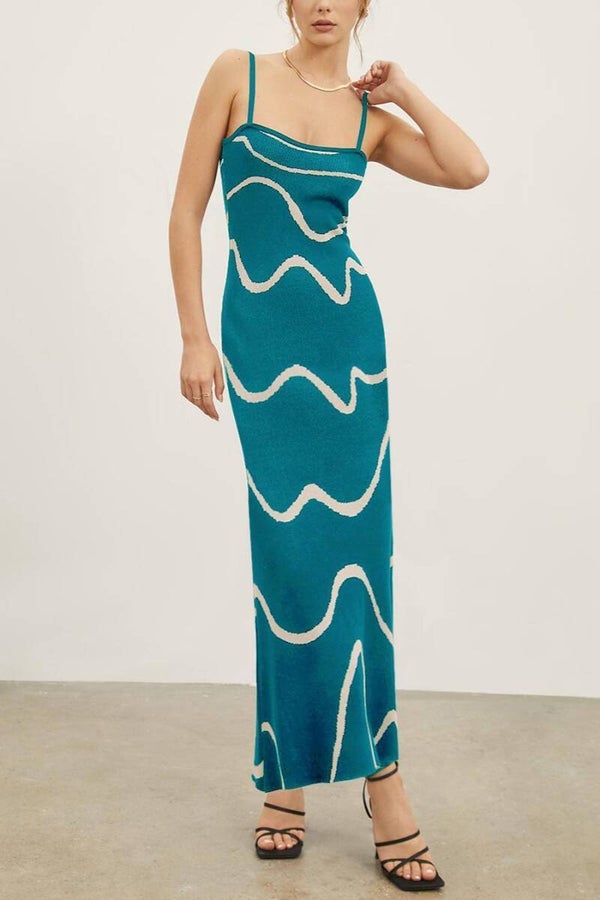 Robe longue pull