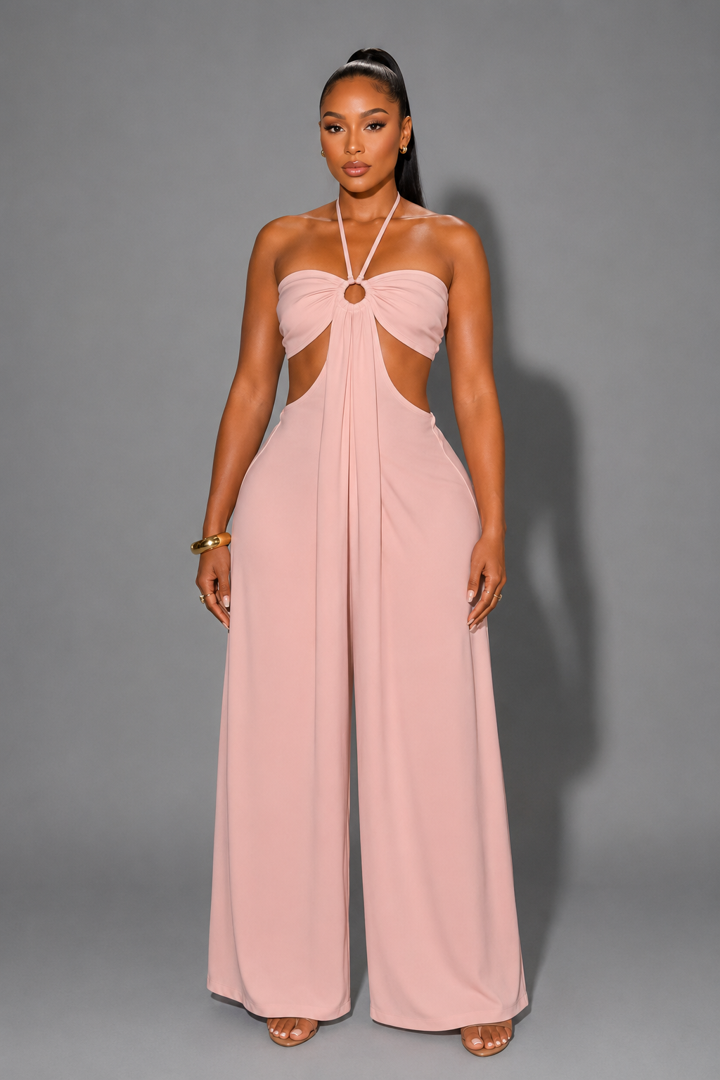 Combinaison pantalon Océlys rose