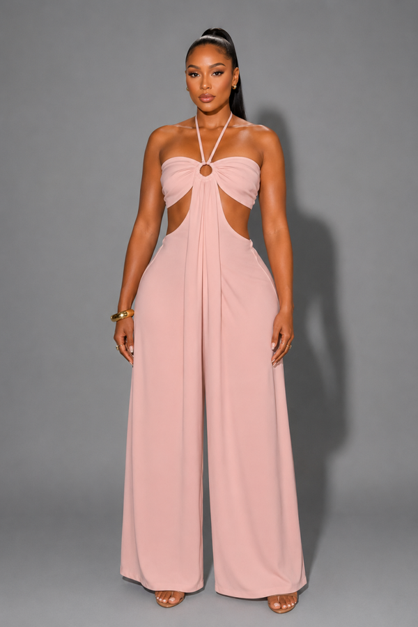 Combinaison pantalon Océlys rose
