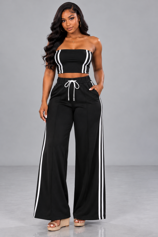Ensemble pantalon fitstreet noir