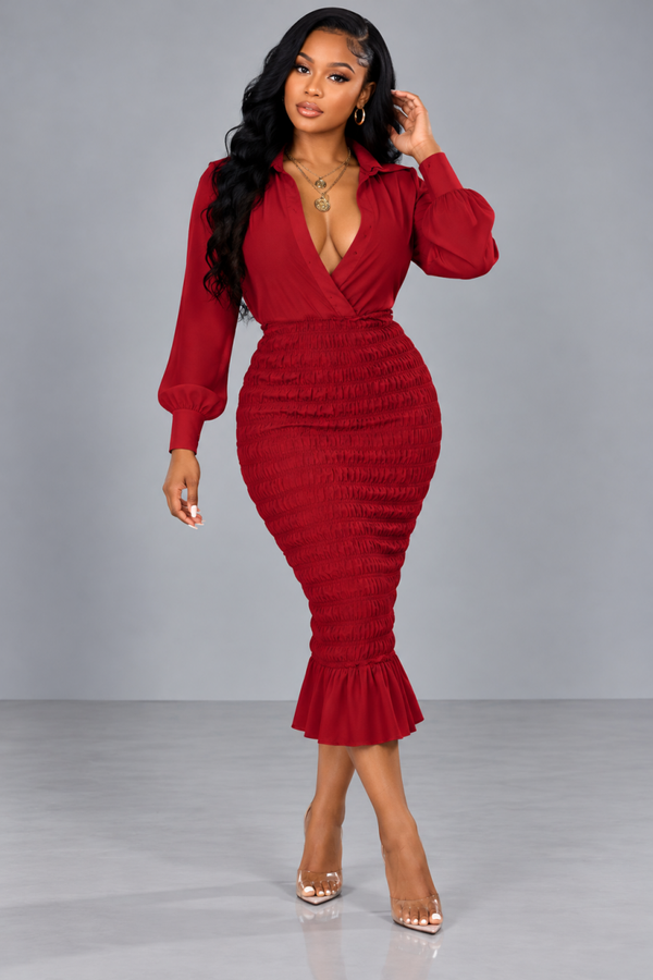Robe smockée Nora