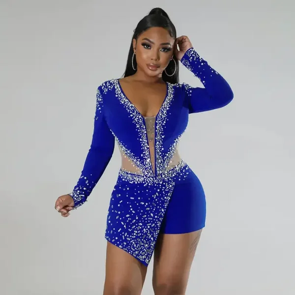 Combinaison short Blue