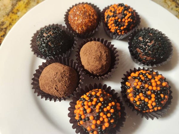 Fall Milk Chocolate Truffles
