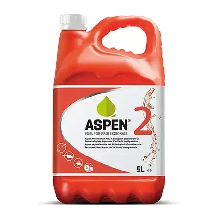 Aspen 2 Schone alkylaatbenzine voor tweetaktmotoren - 5 Liter