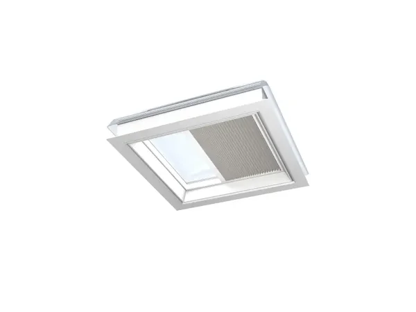 VELUX® FMG 1259WL lichtdoorlatend plisségordijn op netstroom kleur klassiek zandkleurig (1259)