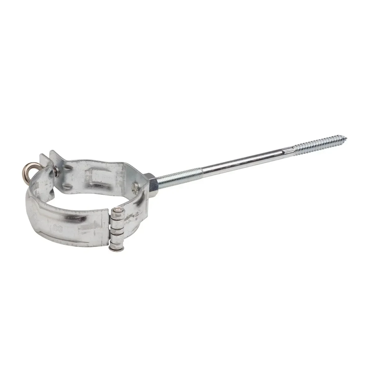 Ophangbeugel verzinkt staal 80mm + pen M10x100